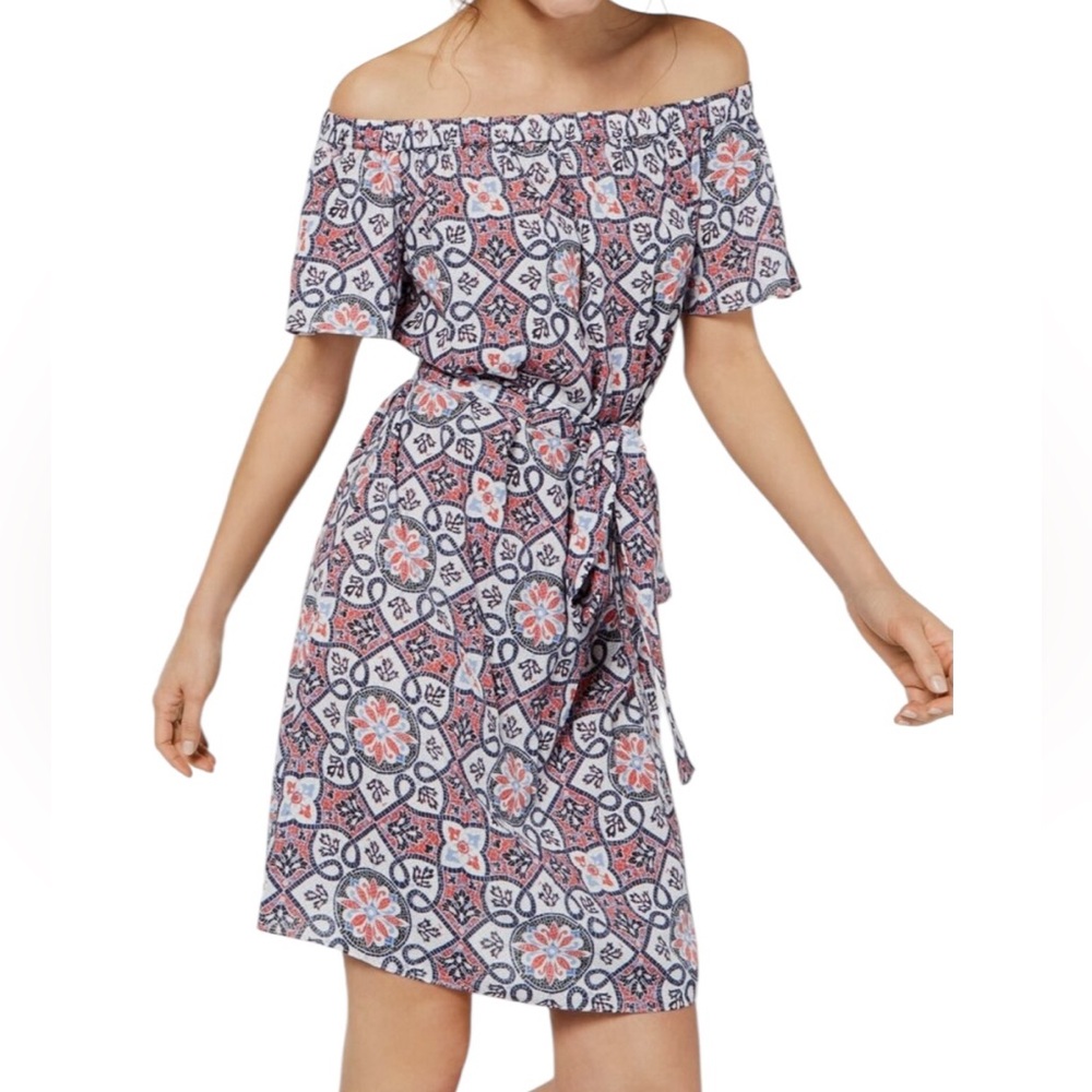 Michael Kors Dress Mosaic Pattern Medium